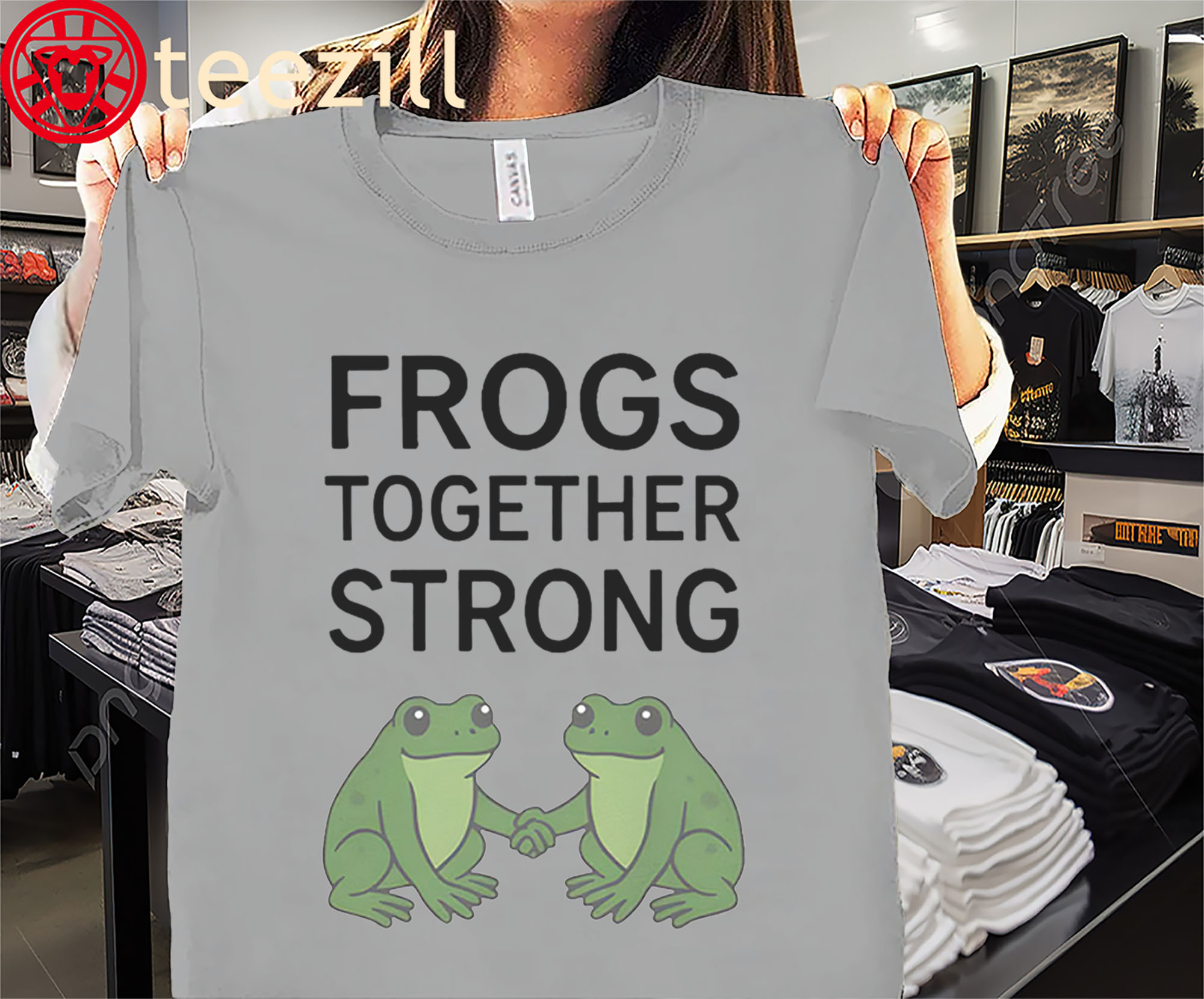 America Portland ICE – Frogs Together Strong Protest Shirts