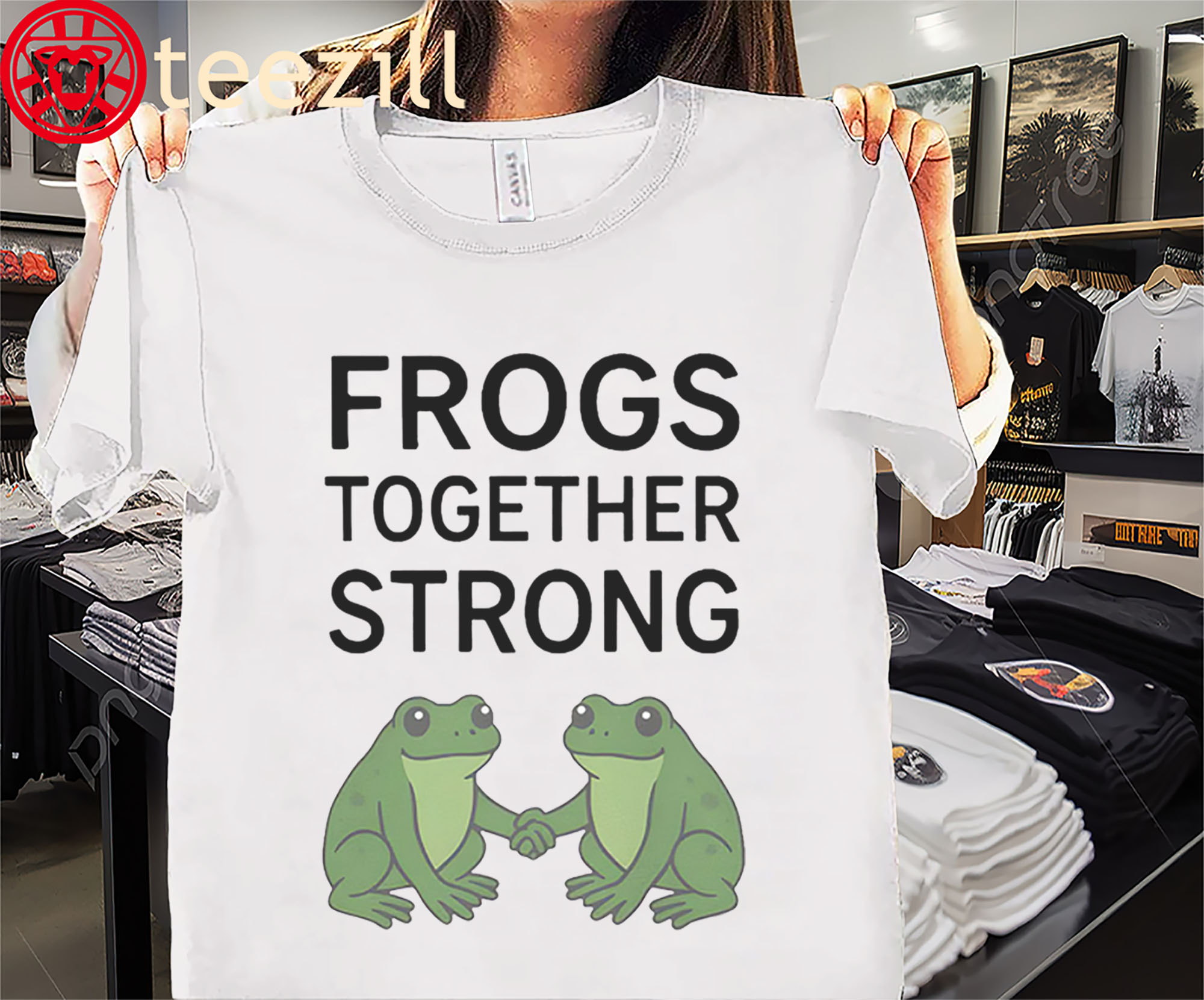 America Portland ICE – Frogs Together Strong Protest Shirt