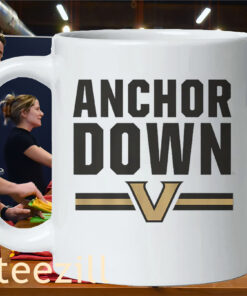 Anchor Down Vanderbilt Commodores Logo Mug
