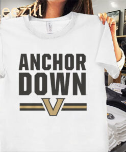 Anchor Down Vanderbilt Commodores Logo Shirt