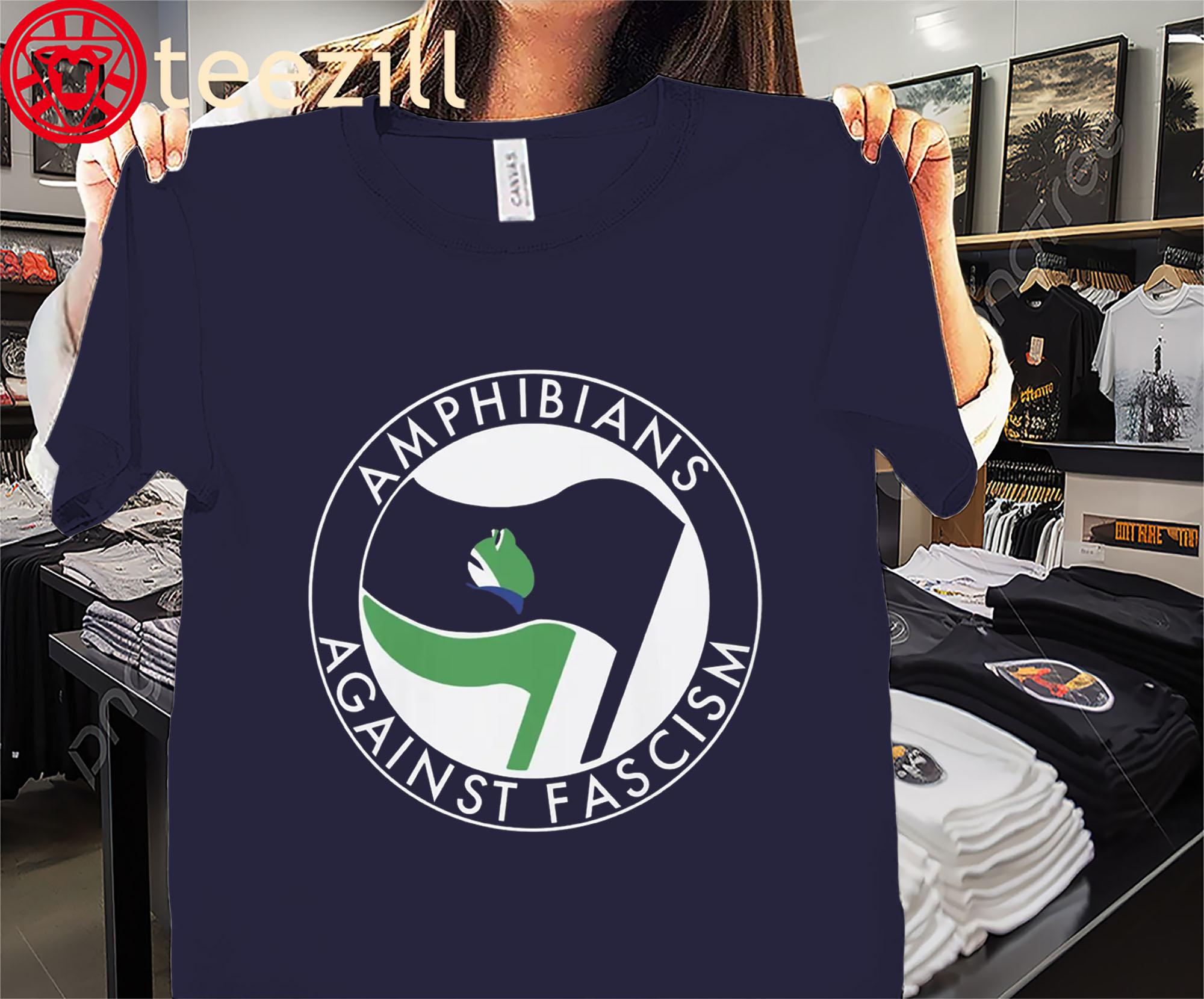 Antifa Fascist Amphibians Against Shirts