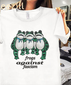 Antifa Fascist Frogs Against Fascism T-Shirt