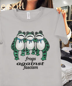 Antifa Fascist Frogs Against Fascism T-Shirts