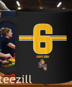 Arizona State University Football Kanye Udoh 6 Stripe Mug