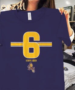 Arizona State University Football Kanye Udoh 6 Stripe Shirts