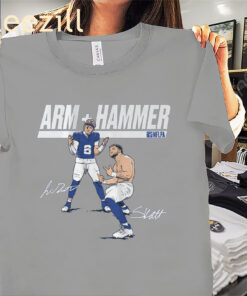 Jaxson Dart and Cam Skattebo: Arm + Hammer Shirt – NYC Football Tees