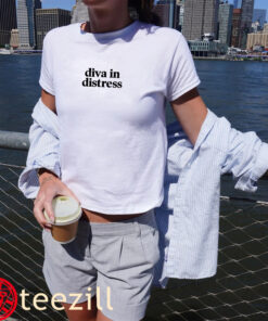 Baby Girl Diva in Distress Tee