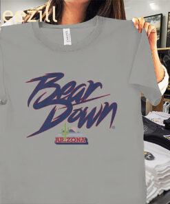 Bear Down Cactus Arizona Wildcats Logo Shirts