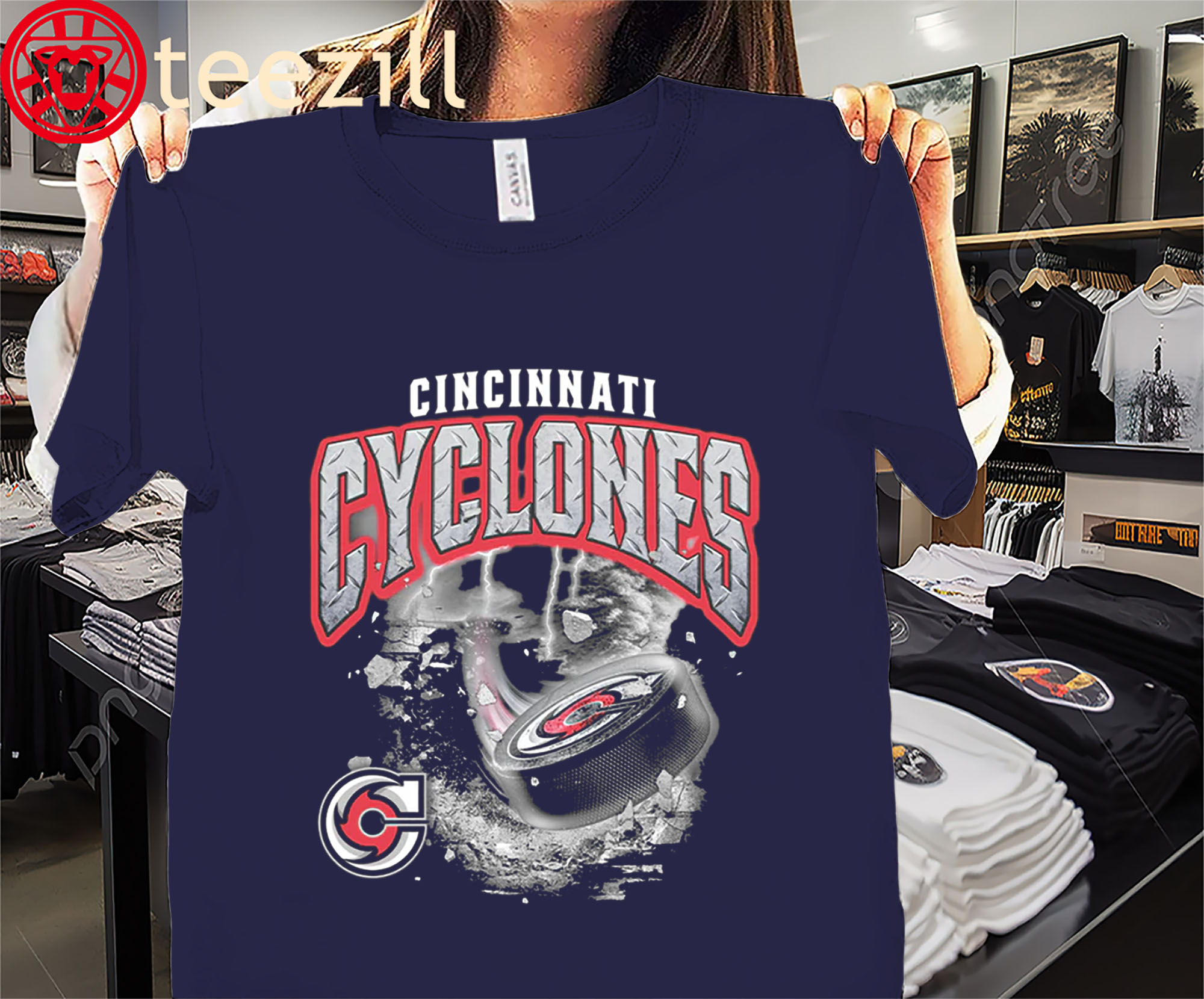 Big Cyclones Energy Shirt – Cincinnati Cyclones Vintage Hockey Tees