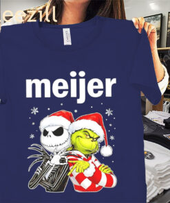 Christmas 2025 Meijer Shirt Jack Skellington and Grinch Tee