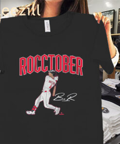Cleveland Baseball Tee Brayan Rocchio Rocctober Shirt