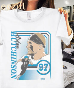 Collage Frame Aidan Hutchinson Shirt – Detroit Football Tee