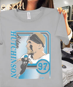 Collage Frame Aidan Hutchinson Shirt – Detroit Football Tees