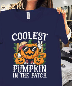 Cute Halloween Pumpkin Coolest Pumpkin In The Patch Shirt