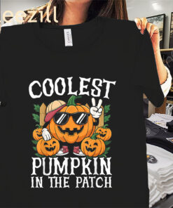 Cute Halloween Pumpkin Coolest Pumpkin In The Patch Shirts