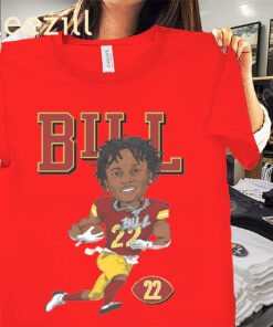 D.C. Football Jacory Croskey-Merritt Bill Shirt