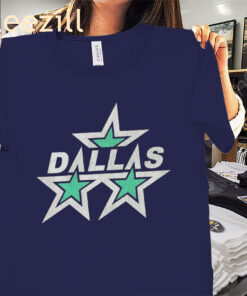 Dallas Stars T-Shirt Dallas Hockey Tees