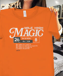 Denver Mile High Magic Shirt Denver Football Tee