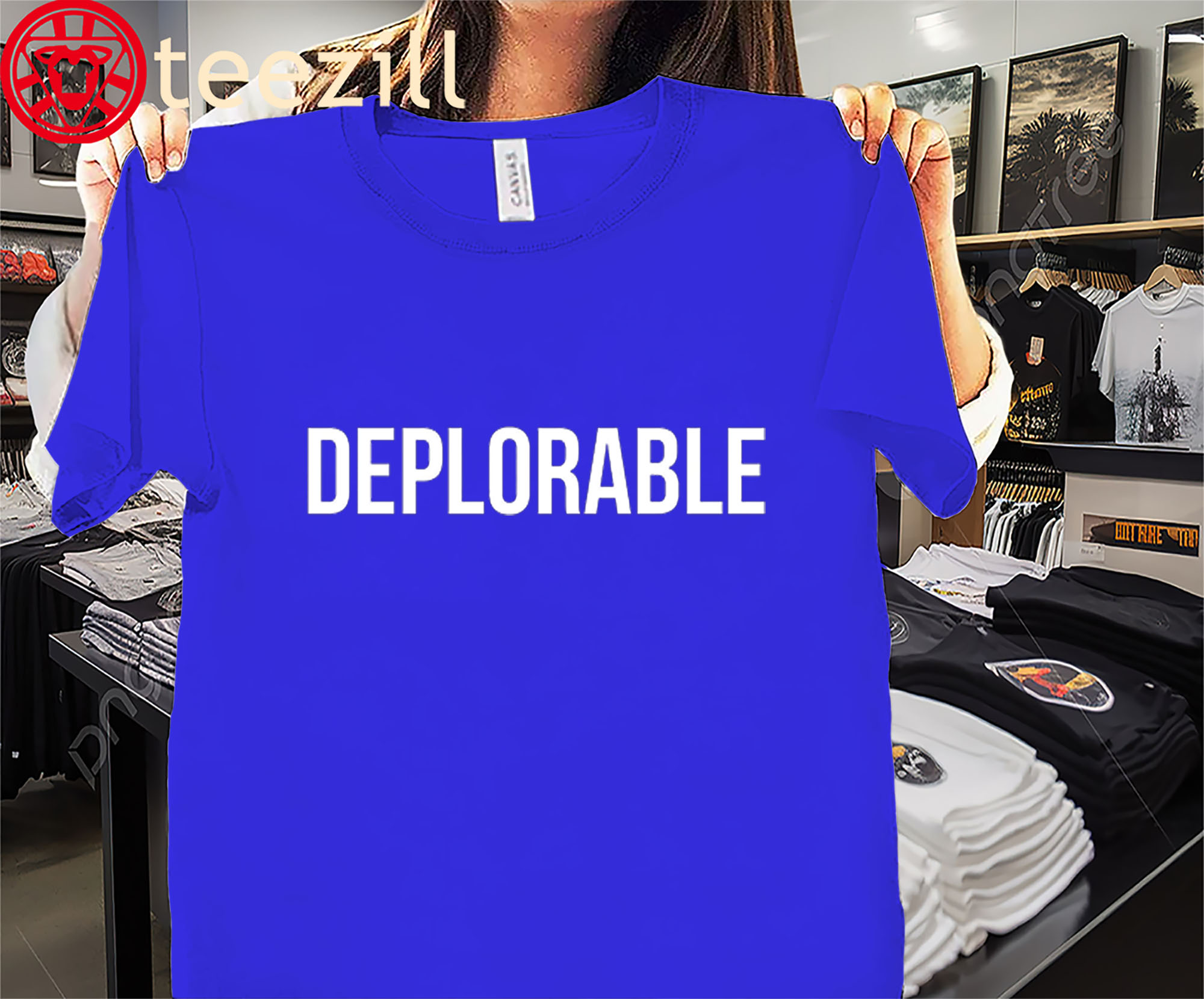 Deplorable' and proud Shirt Donal Trump Tee