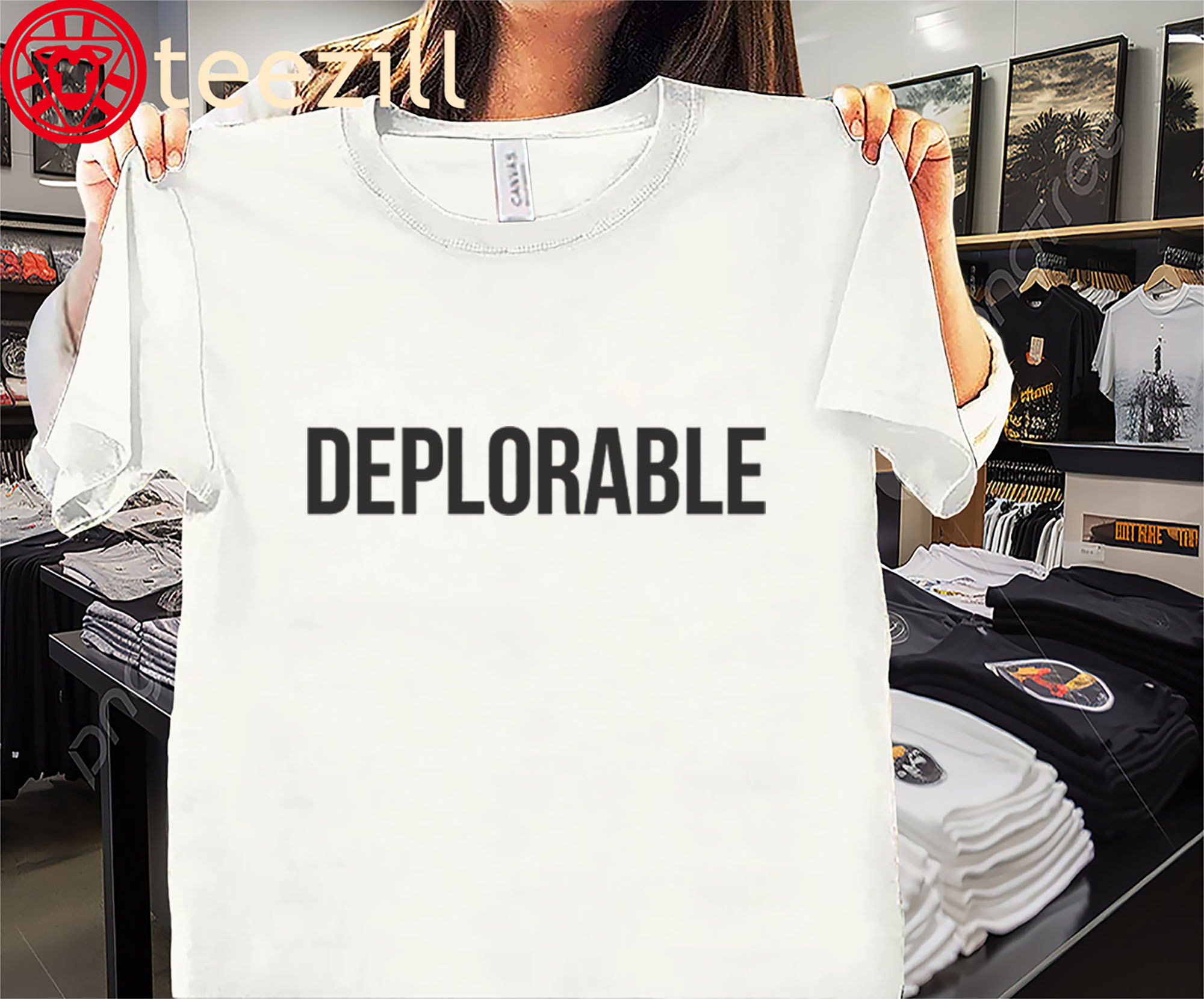 Deplorable' and proud Shirt Donal Trump Tees