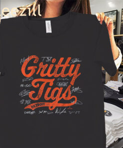 Detroit Gritty Tigs Shirt Detroit Baseball Tees