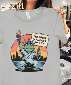 Fascist Anti- No Kings- America Portland- FrogTifa Fascist- Liberty Fascist T-shirts