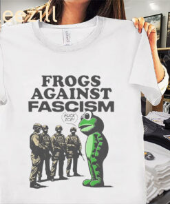Frogs Against Fascism Shirt Fuck ICE Tee