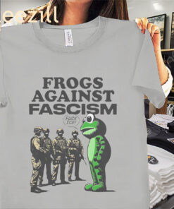 Frogs Against Fascism Shirt Fuck ICE Tees
