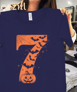 Fun Six Seven Meme Design Couples Halloween 7 Shirts