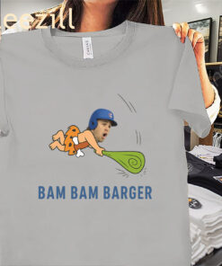 Funny Davis Schneider Wearing Bam Bam Barger Shirts