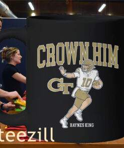 Georgia Haynes King Crown Him Mug Georgia Tech Football Tee