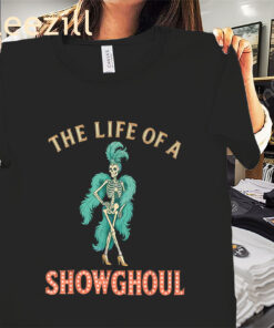 Girl Retro Halloween The Life of A Show Ghoul Shirt
