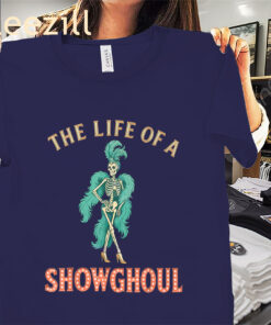 Girl Retro Halloween The Life of A Show Ghoul Shirts