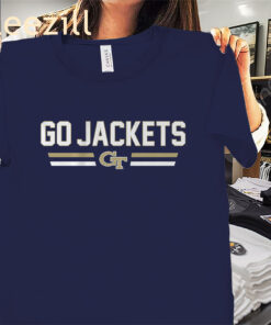 Go Jackets GT Shirt Georgia Tech Football Tees