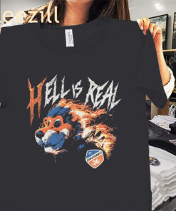 Hell is Real Retro Flame Shirt – FC Cincinnati Soccer Tee