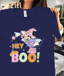 Hey Boo Disney Mouse Cute Halloween 2025 Shirts