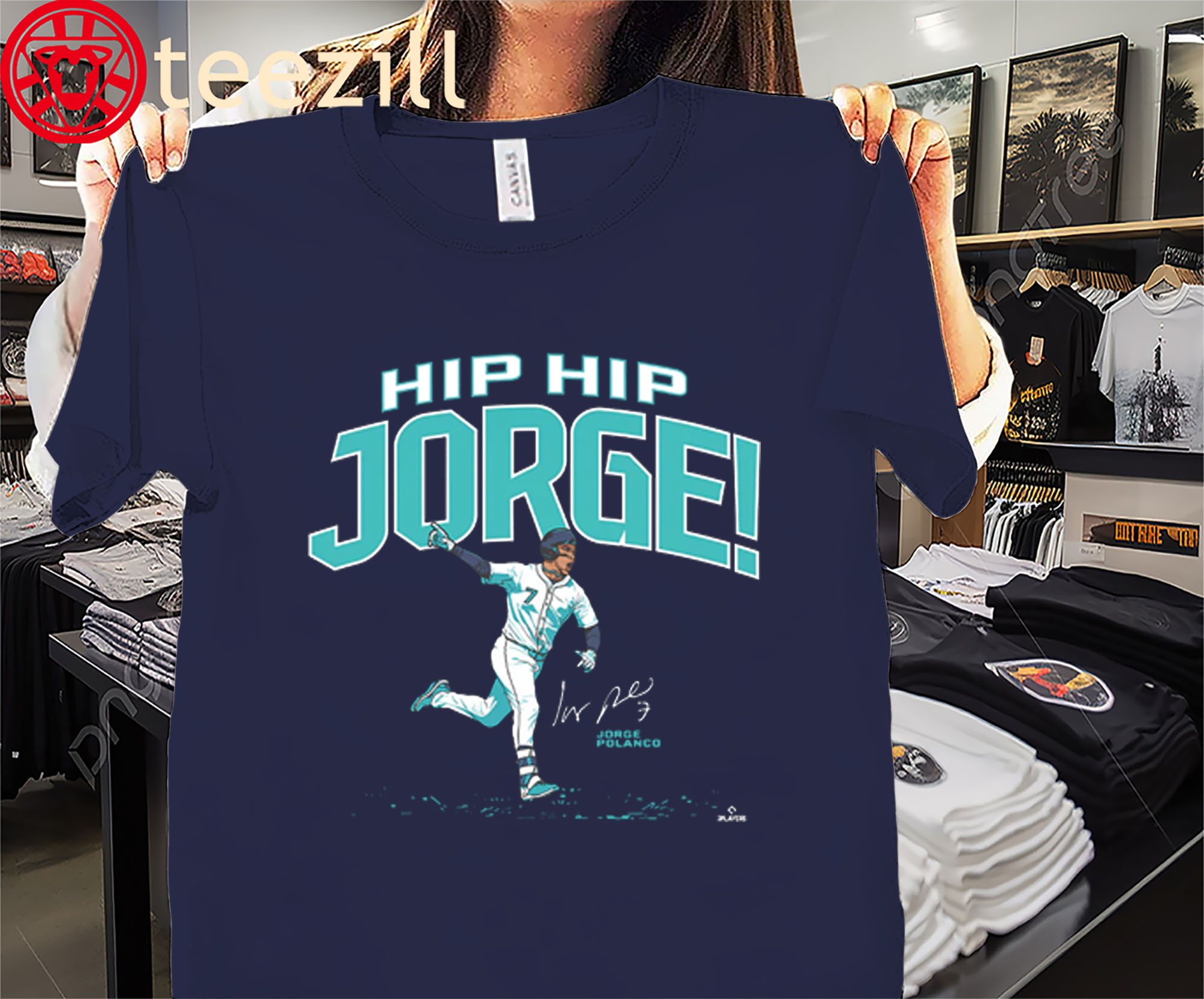 Hip Hip Jorge! Seattle Baseball Shirt