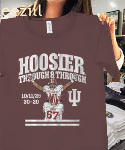 Hoosier Through & Through Shirt - Indiana Football Tees