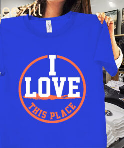 I Love This Place Shirt – New York Islanders Hockey Tee
