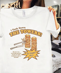 I Took Down The Towers Pancake Challenge With Funny Shirts