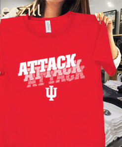 Indiana Attack Attack Attack Shirt Indiana Football Tee