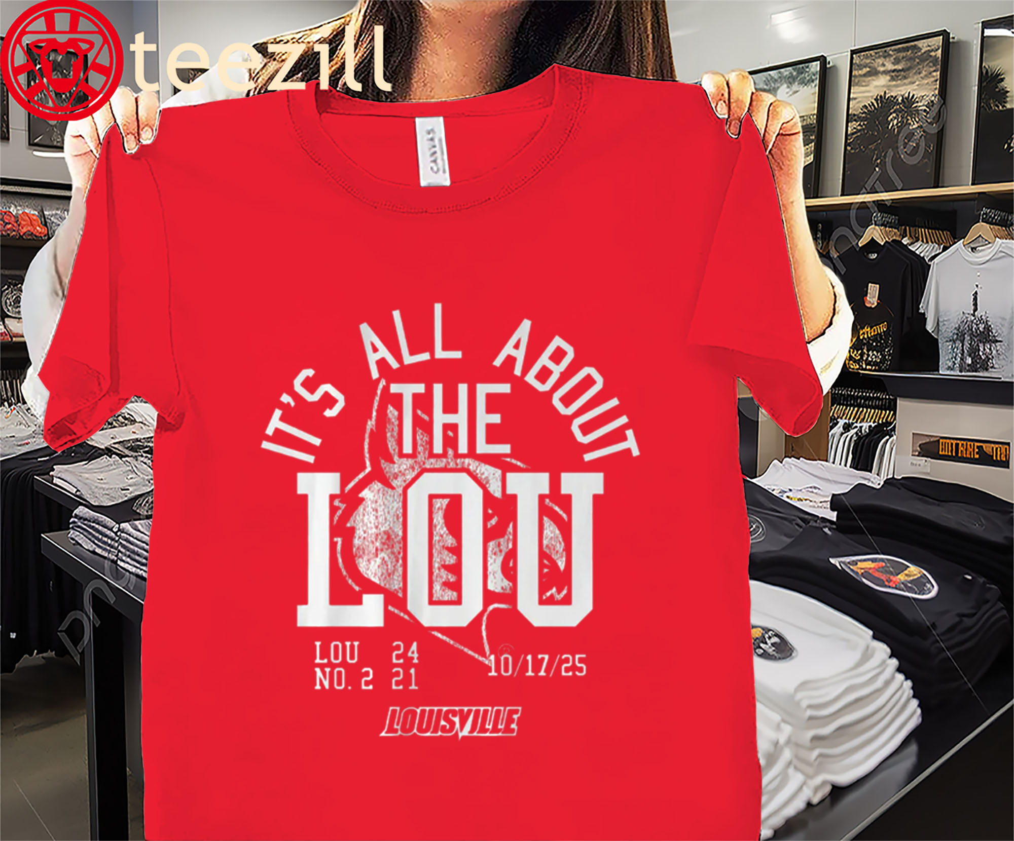 It's All About the Lou Louisville Shirt Louisville Football Tee
