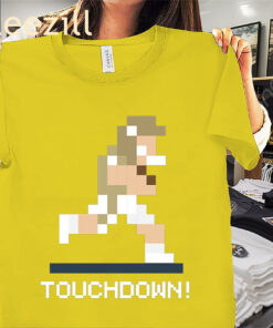 Jackets 8-Bit Tecmo Bowl Touchdown Shirt