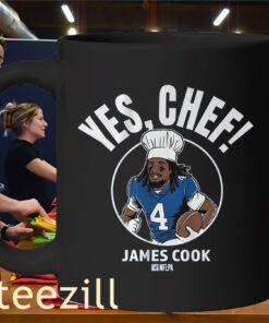 James Cook Yes Chef Mug Buffalo Football Tees