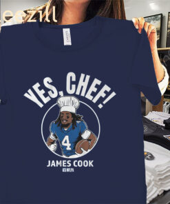 James Cook Yes Chef Shirt – Buffalo Football Tees