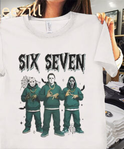 Jason Voorhees Michael Myers Ghostface Six Seven Shirt Halloween 2025 Tee