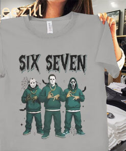 Jason Voorhees Michael Myers Ghostface Six Seven Shirt Halloween 2025 Tees