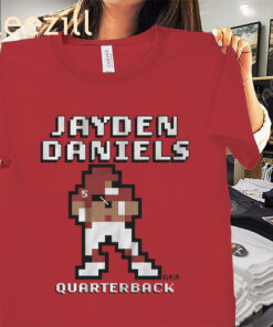 Jayden Daniels Style Retro Baller Shirt DC Football Tee