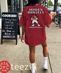 Jayden Daniels Style Retro Baller Shirt DC Football Tee Classic