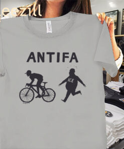 Jesse Duquette Antifa Biker Shirt Antifa ICE TShirts